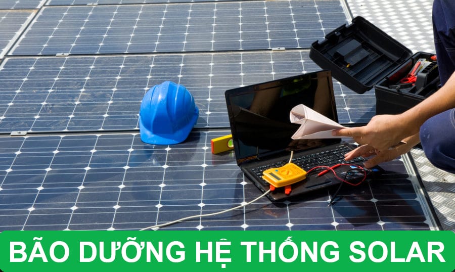 bảo dưỡng hệ thống solar