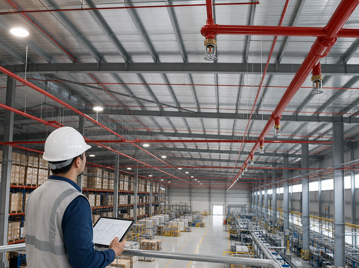 thiết kế Sprinkler nhà xưởng